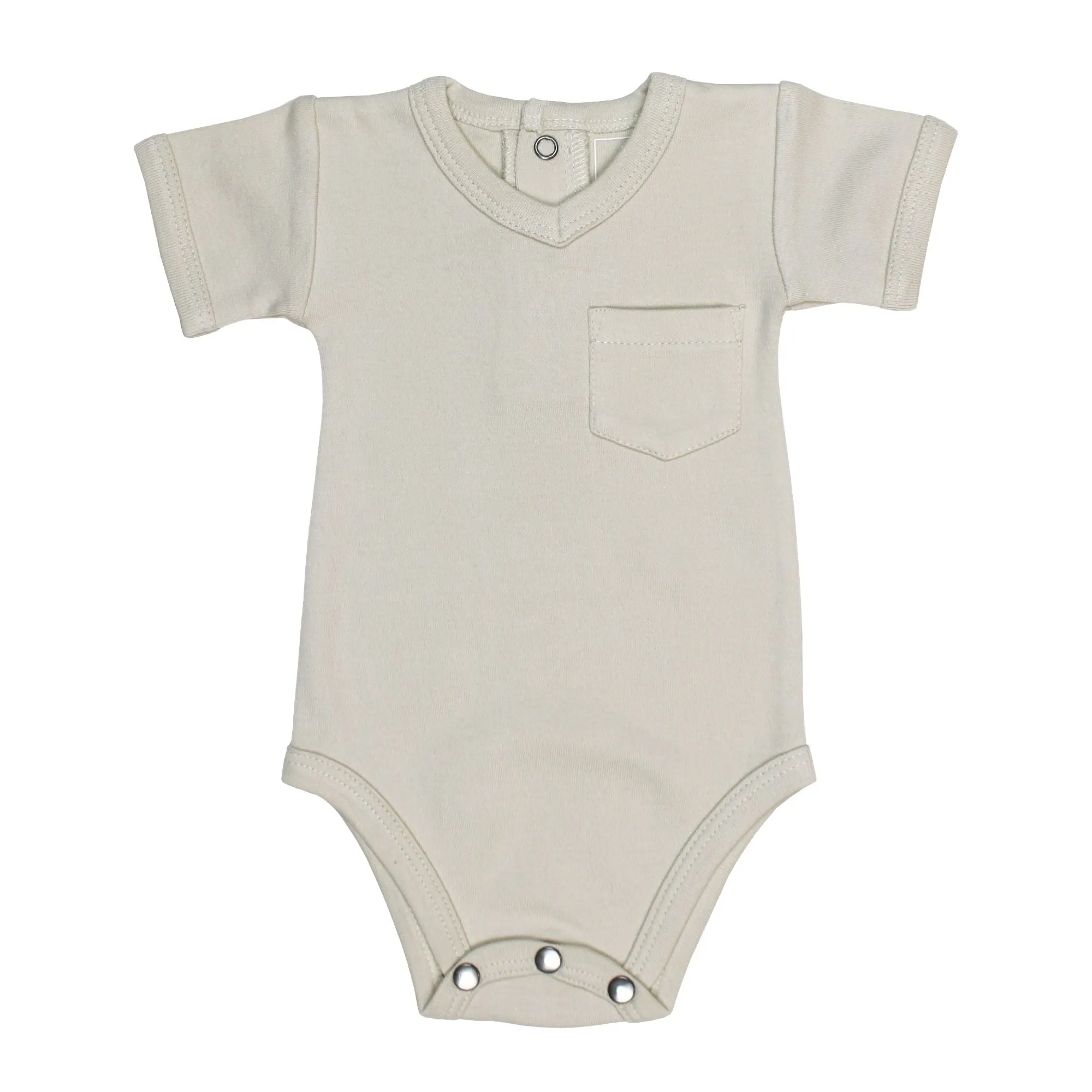 Organic V-Neck Bodysuit