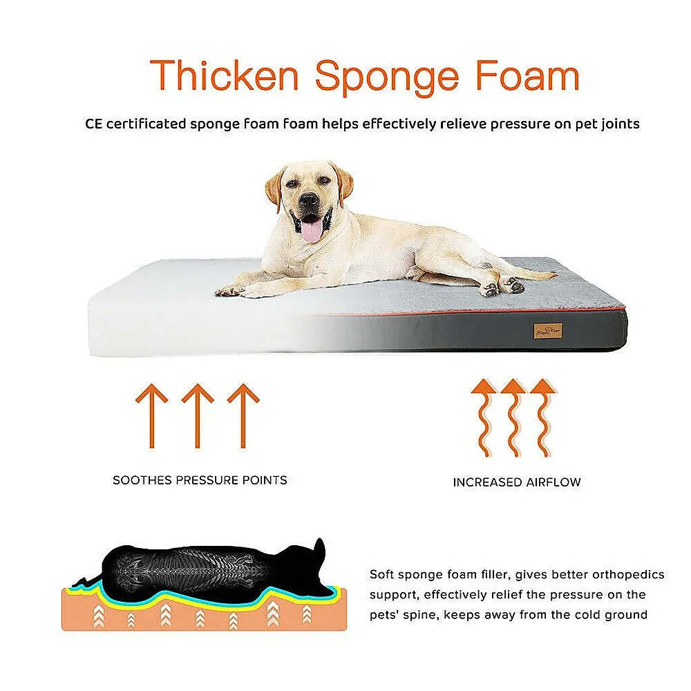 Orthopedic Pet Dog Bed with Anti-Slip & Water-Resistant Cover