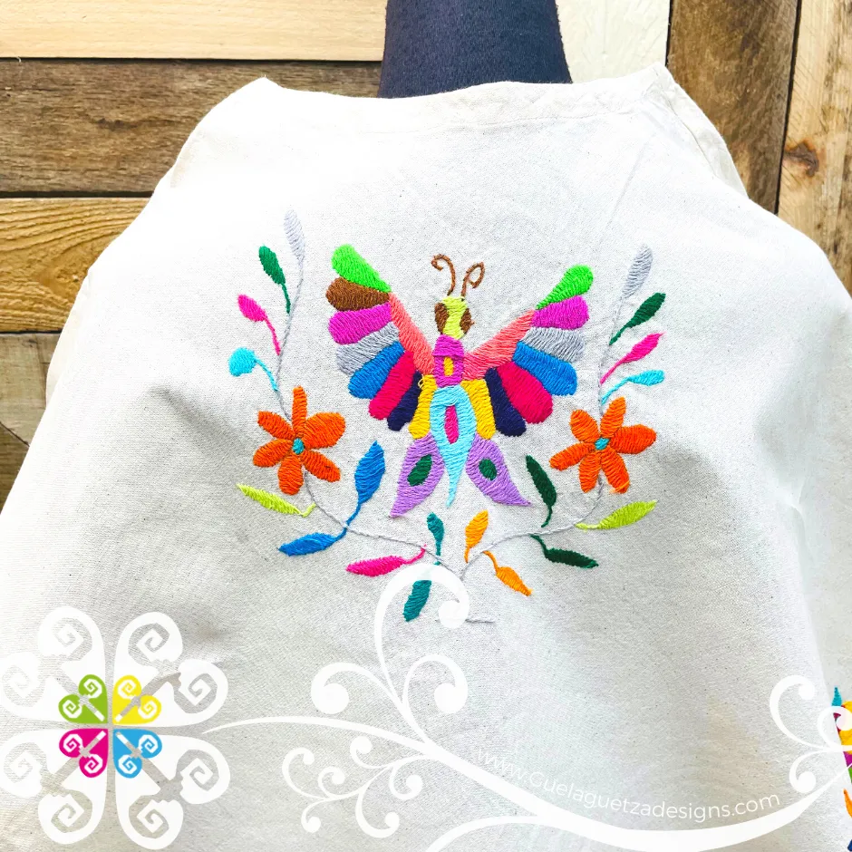 Otomi Embroider Poncho - Mañanita