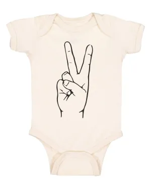 Peace Baby Bodysuit Size 12 Months