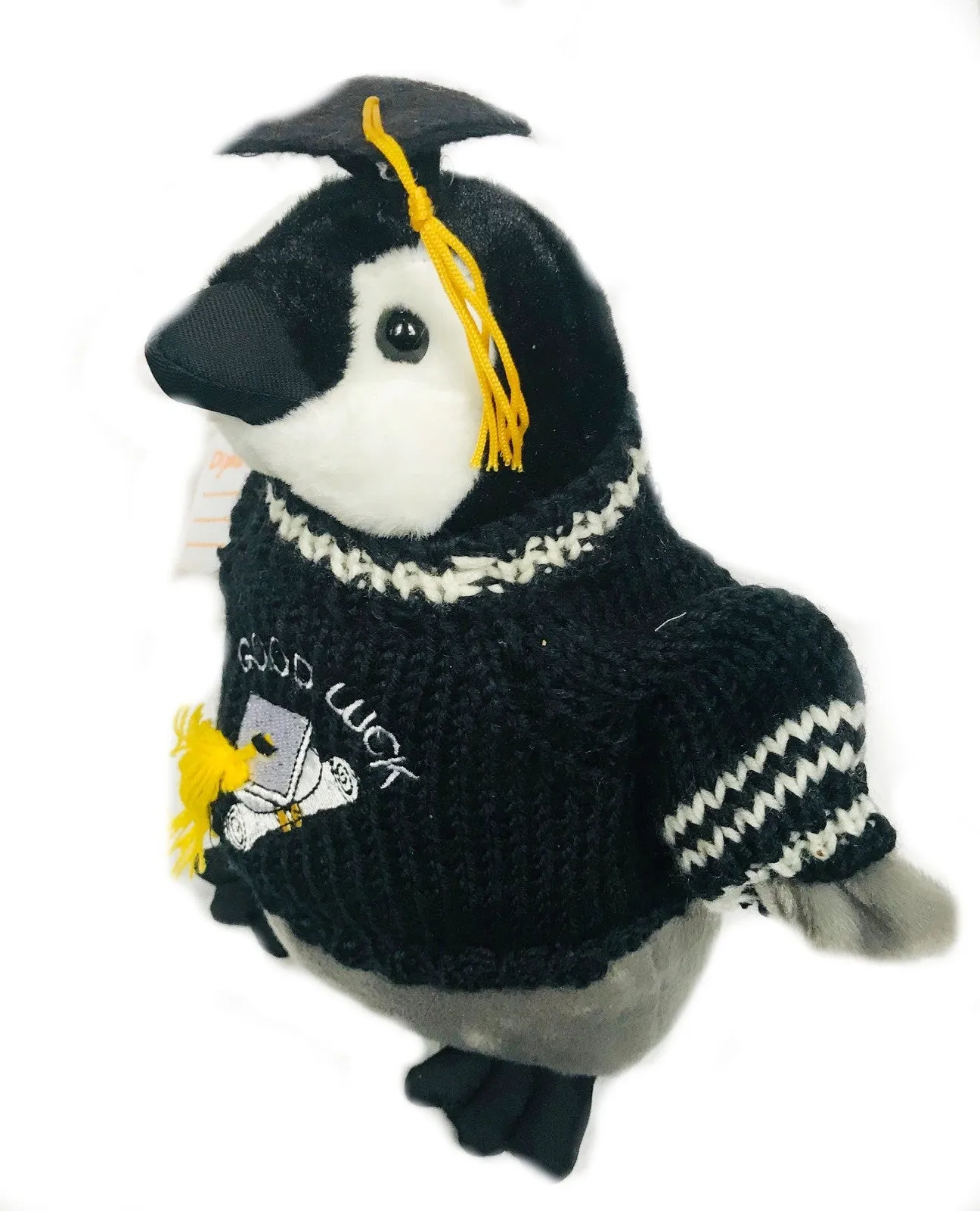 Penguin Graduation "Good Luck" Plush with Diploma(10" Tall)