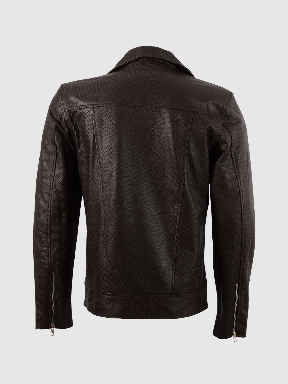 Perforated Leather Jacket