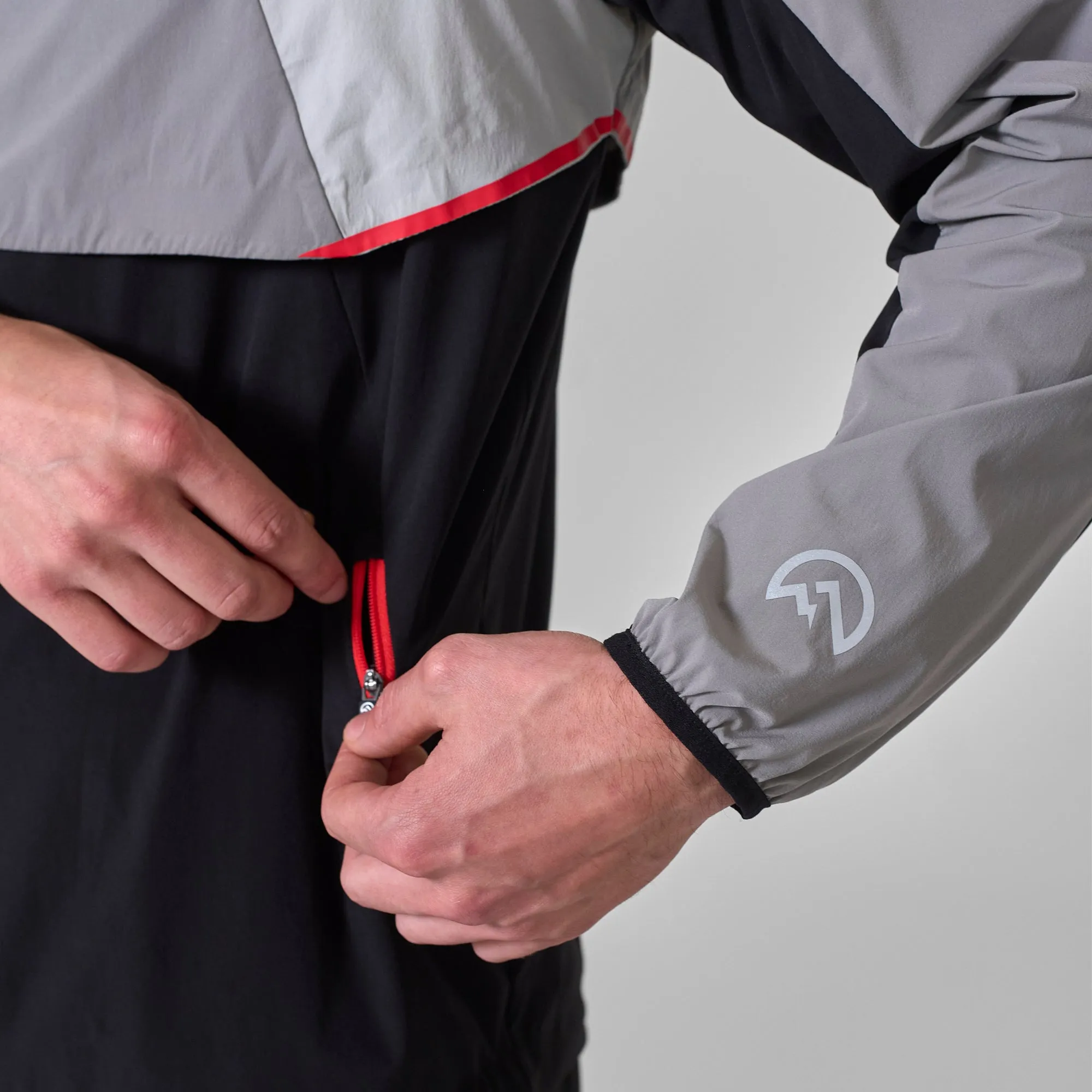 Performance Jacket - Black/Grey/Red