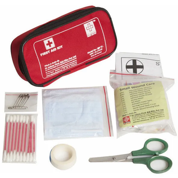 Pet Care First Aid Kit - Plastic Box Medium Handy - Red - 67 Components - SJF PK - St Johns First Aid Kit