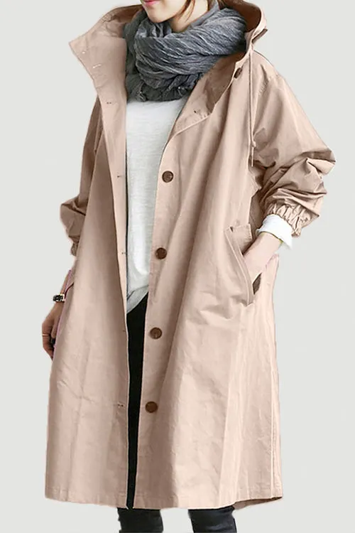 Peyton - Oversized Hooded Rain Jacket