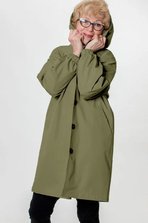 Peyton - Oversized Hooded Rain Jacket