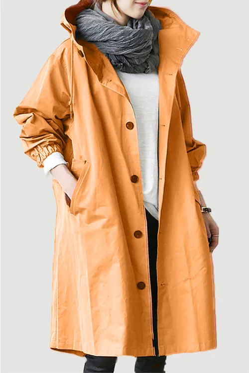 Peyton - Oversized Hooded Rain Jacket