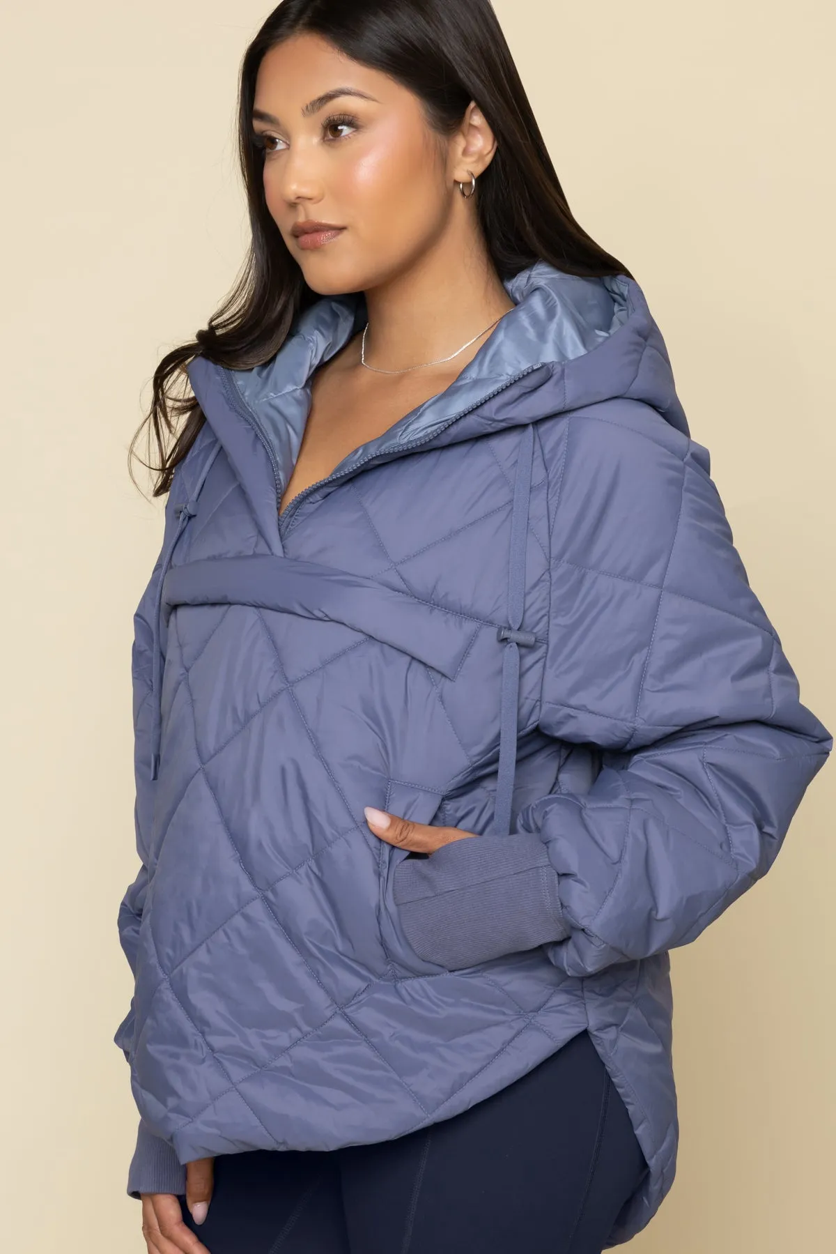 Pillow Packable Puffer Jacket - Americana Blue