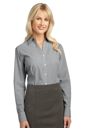 Port Authority® Ladies Plaid Pattern Easy Care Shirt. L639