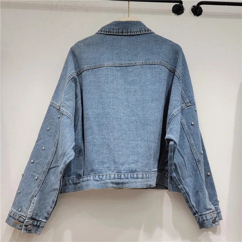 Pre Order:  Colorful Diamond Denim Jacket