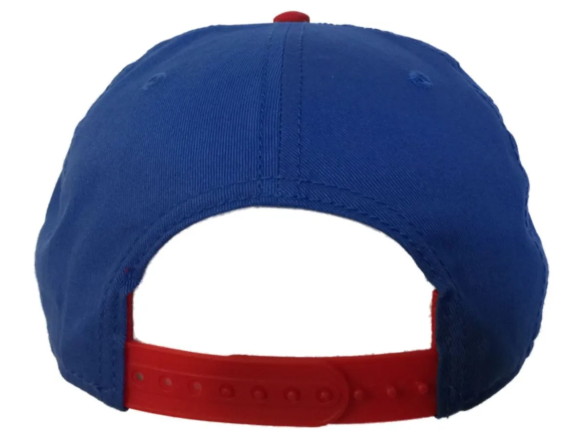 Quebec Nordiques Fanatics Blue "Dispatch" Knit Adj. Snapback Flat Bill Hat Cap