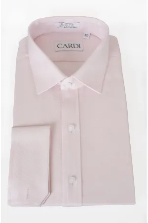 "Jamison" Pink Twill Spread Collar Dress Shirt