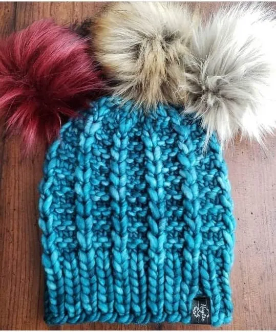 Rain Chain Hat Knit Pattern