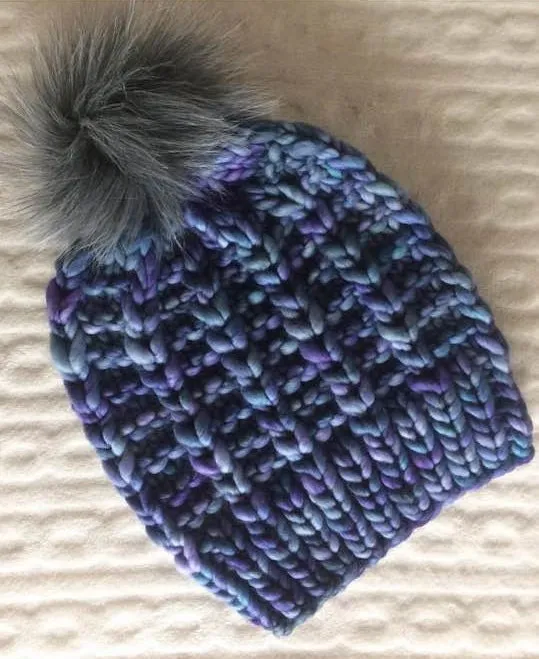 Rain Chain Hat Knit Pattern