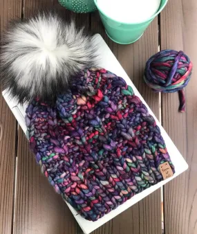 Rain Chain Hat Knit Pattern