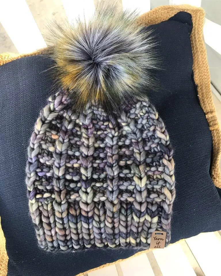 Rain Chain Hat Knit Pattern