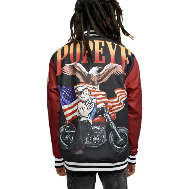 REASON x Popeye Wool Varsity Jacket