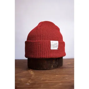 Recycled Cotton Watchcap: Cherry