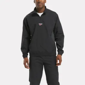 Reebok Apparel Men Reebok Identity Cross Check Woven Top BLACK