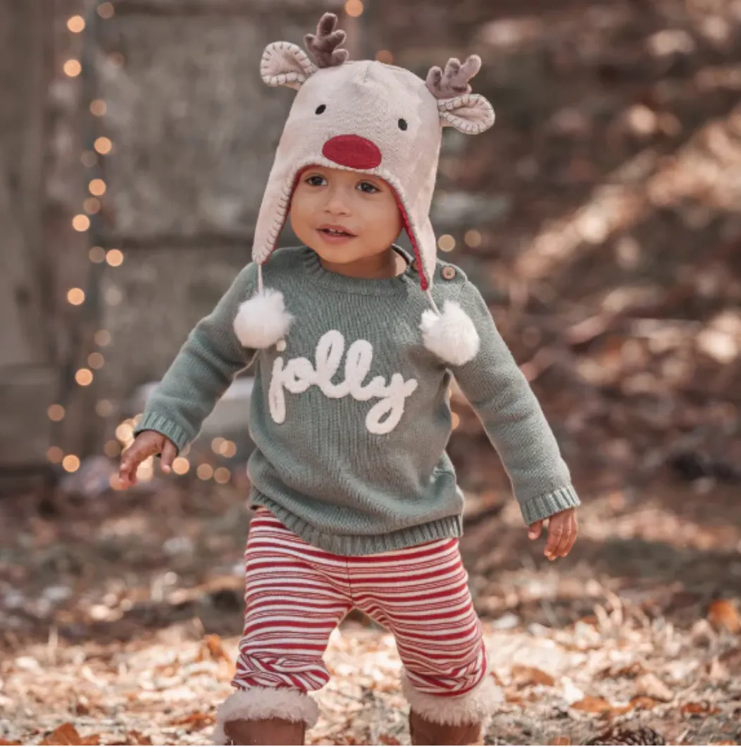 Reindeer Knit Hat