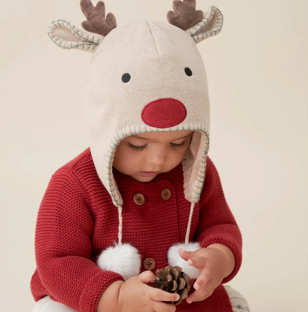 Reindeer Knit Hat