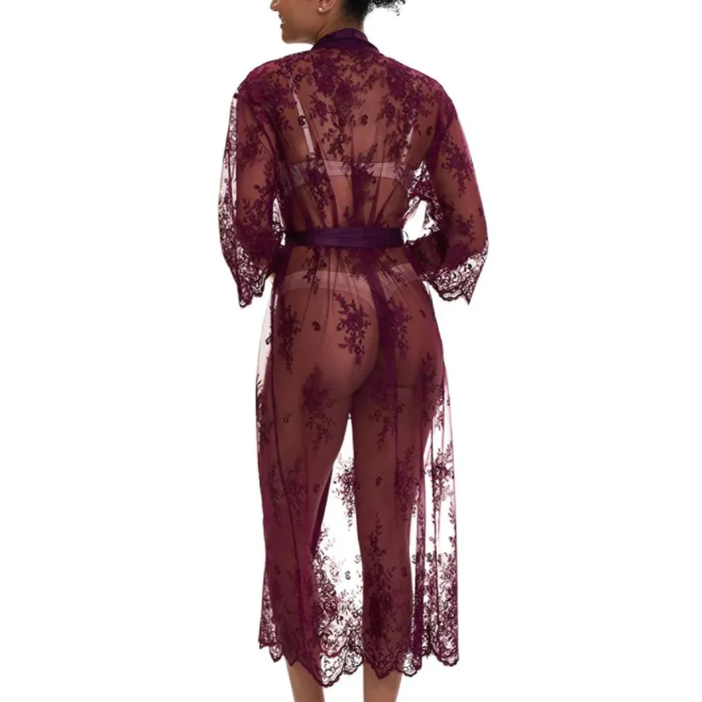 Rya Collection Darling Long Robe 220 in Aubergine