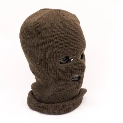 SAS-styled Balaclava in Acrylic. Olive.