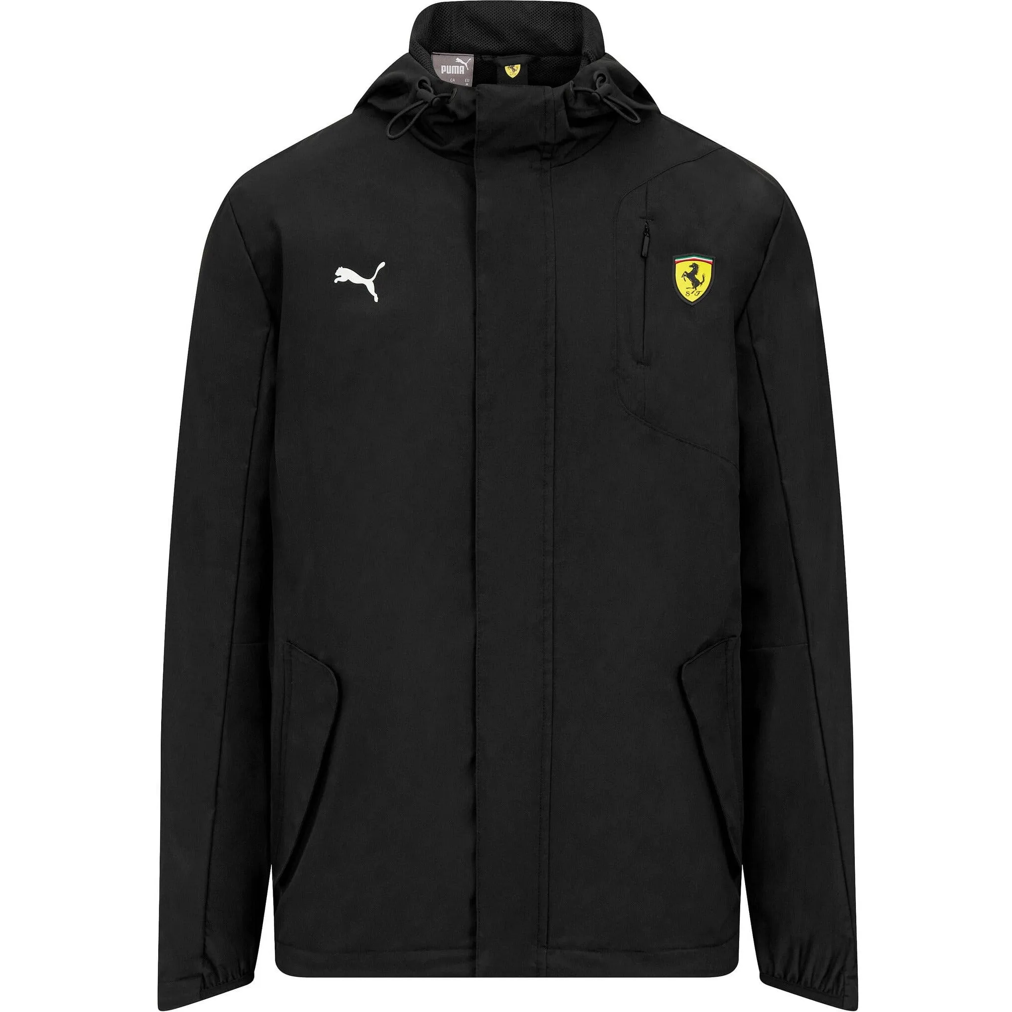 Scuderia Ferrari F1 Puma Men's Rain Jacket -Black/Red