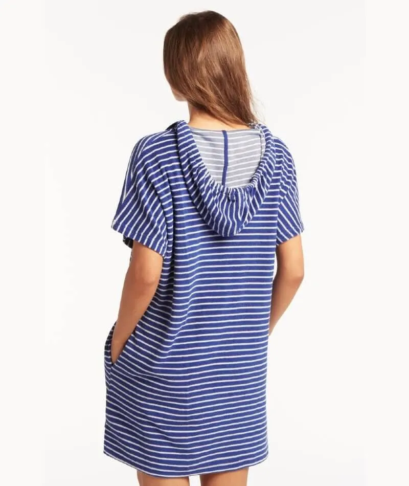 Sea Level Marina Surf Poncho - Royal