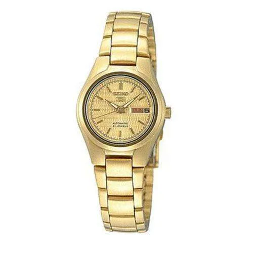 SEIKO SYMC18K1 Automatic Gold Stainless Steel Watch for Women