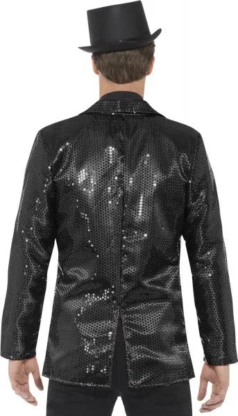 Sequin Jacket - Black