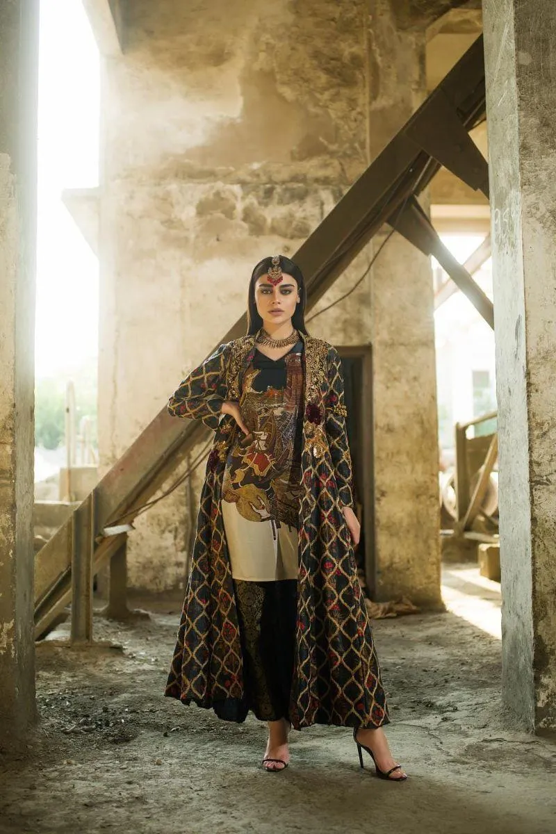 Shamaeel - Kalee Shaped Long Coat - M7