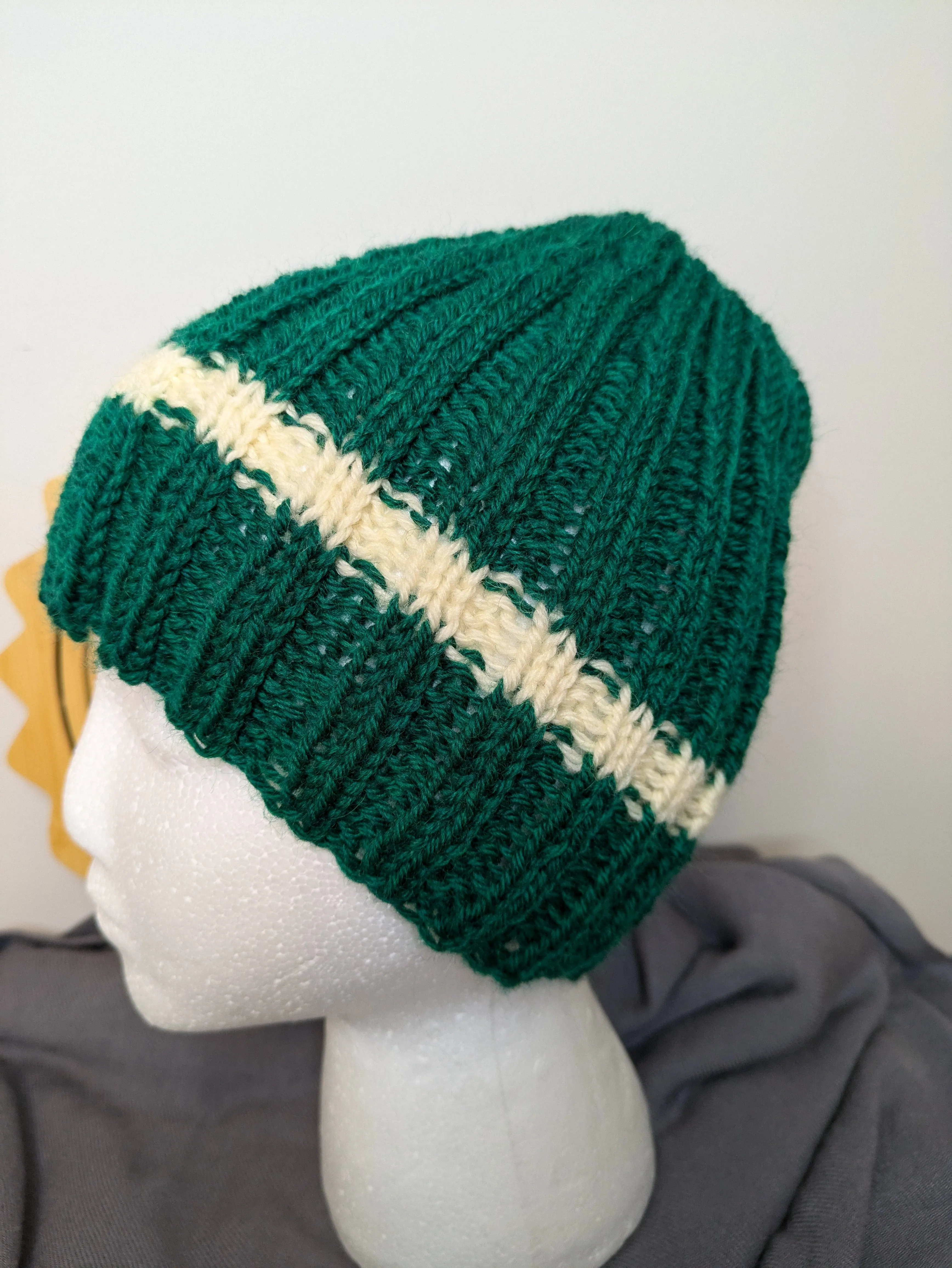 Simple Ribbed Wool Beanie