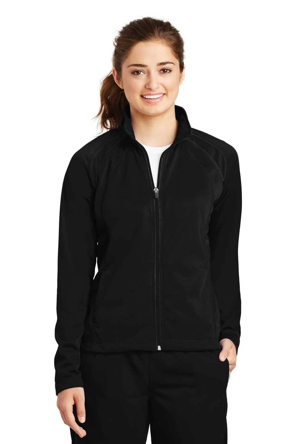 Sport-Tek® Ladies Tricot Track Jacket. LST90