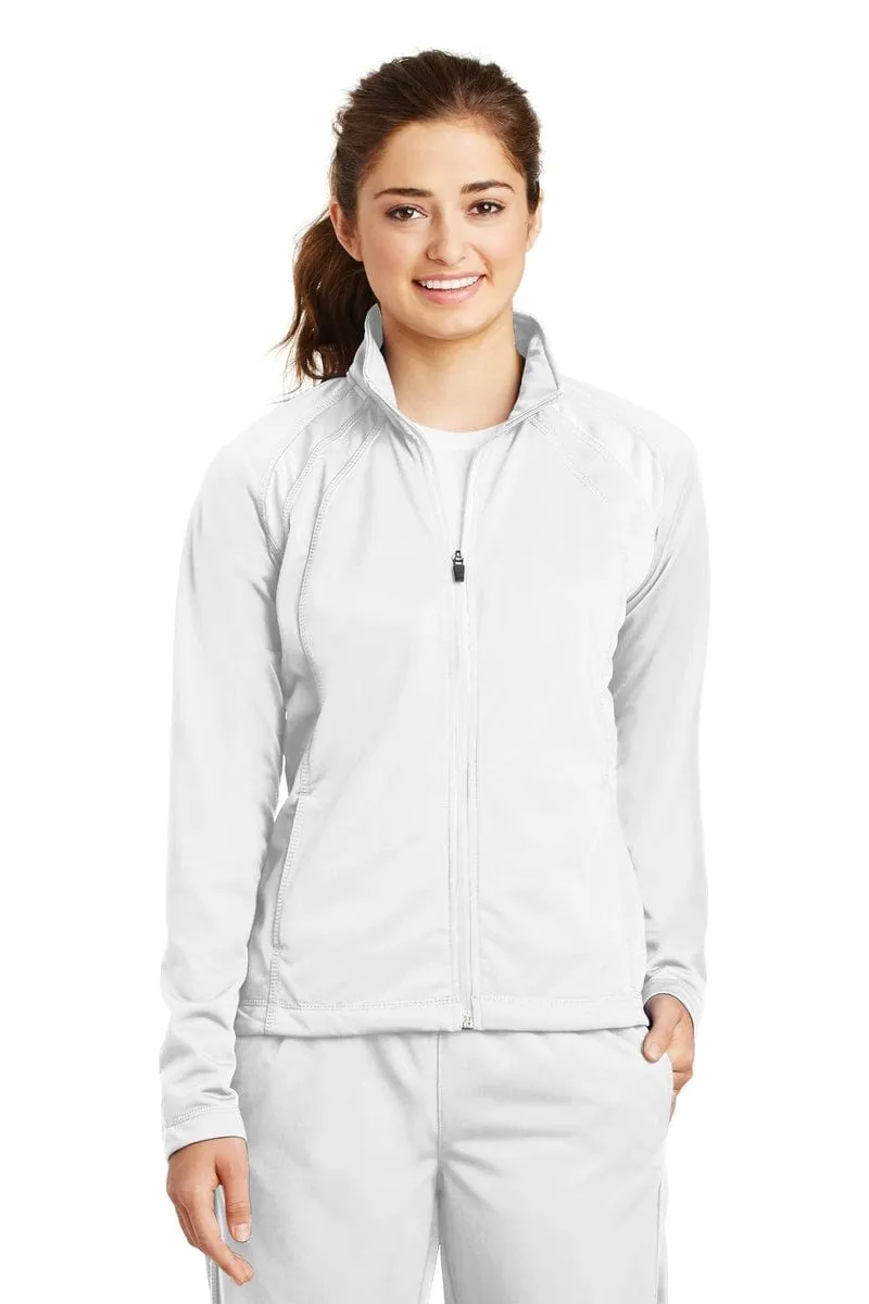 Sport-Tek LST90: Ladies Tricot Track Jacket