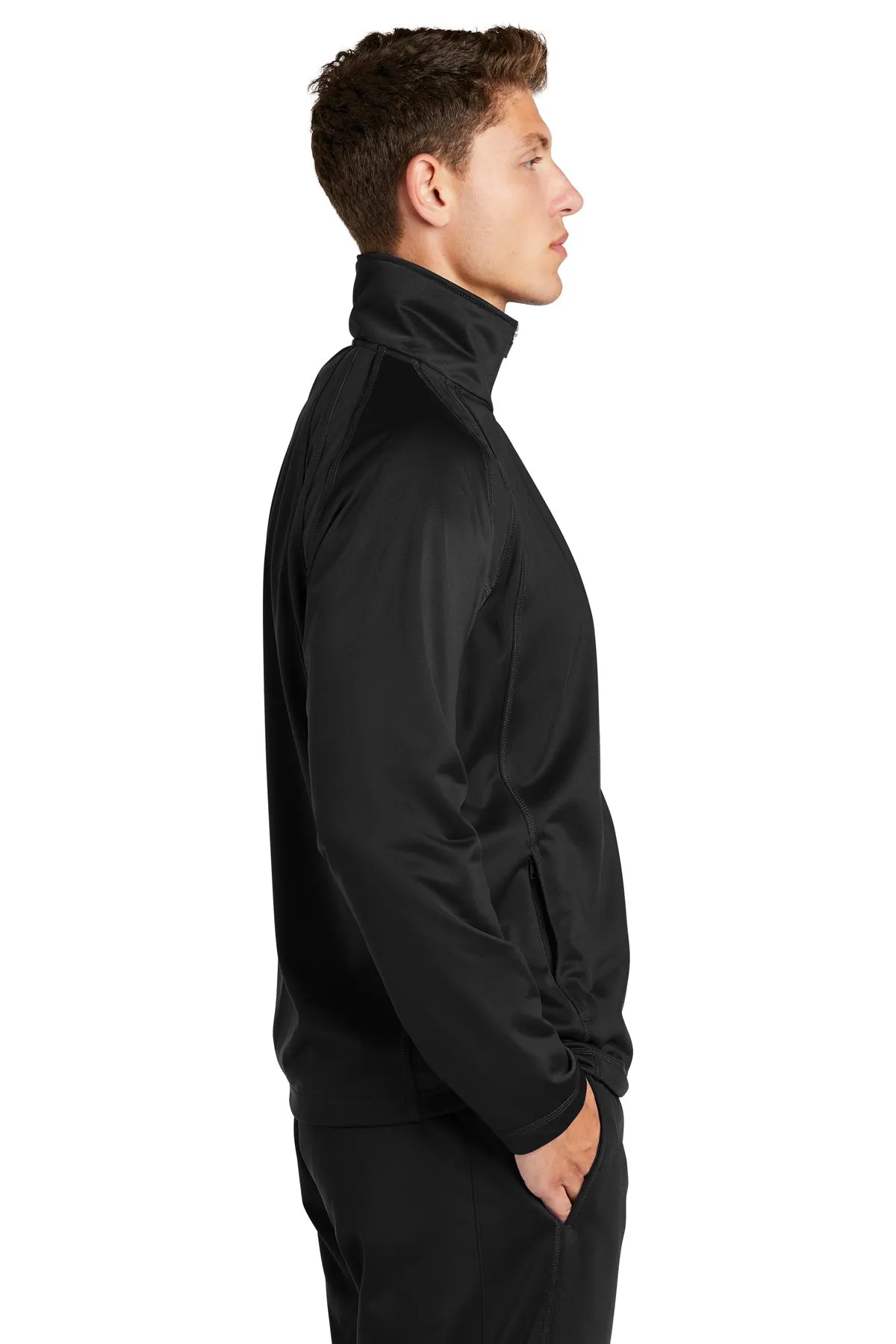 Sport-Tek Tricot Jacket, Black [Eagle Rock Distributing Company]