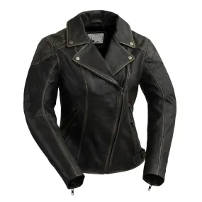 Stephanie Womens Leather Jacket