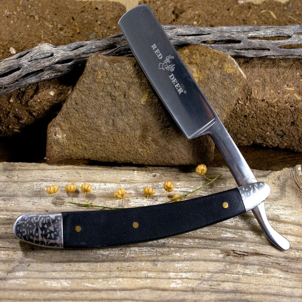 Straight Razor - Black Resin