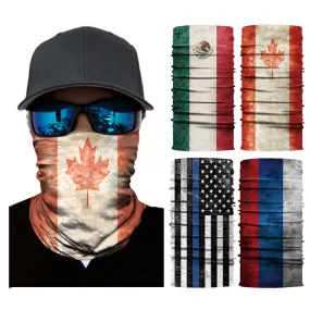 Sun Mask Flag Printing Biking Mountain Climbing Outdoor Sports Magic Seamless Headscarf