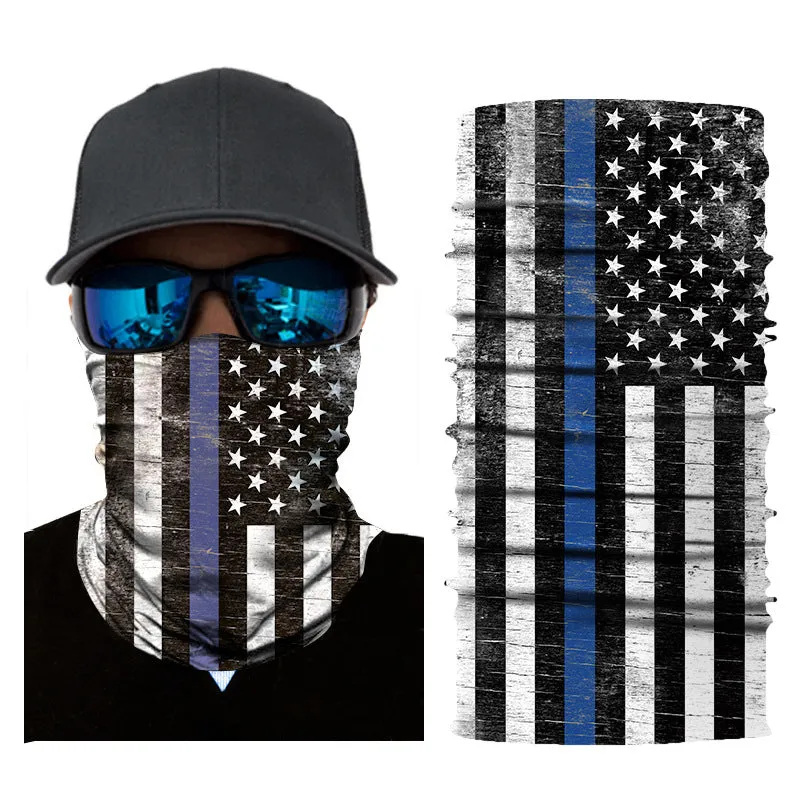 Sun Mask Flag Printing Biking Mountain Climbing Outdoor Sports Magic Seamless Headscarf