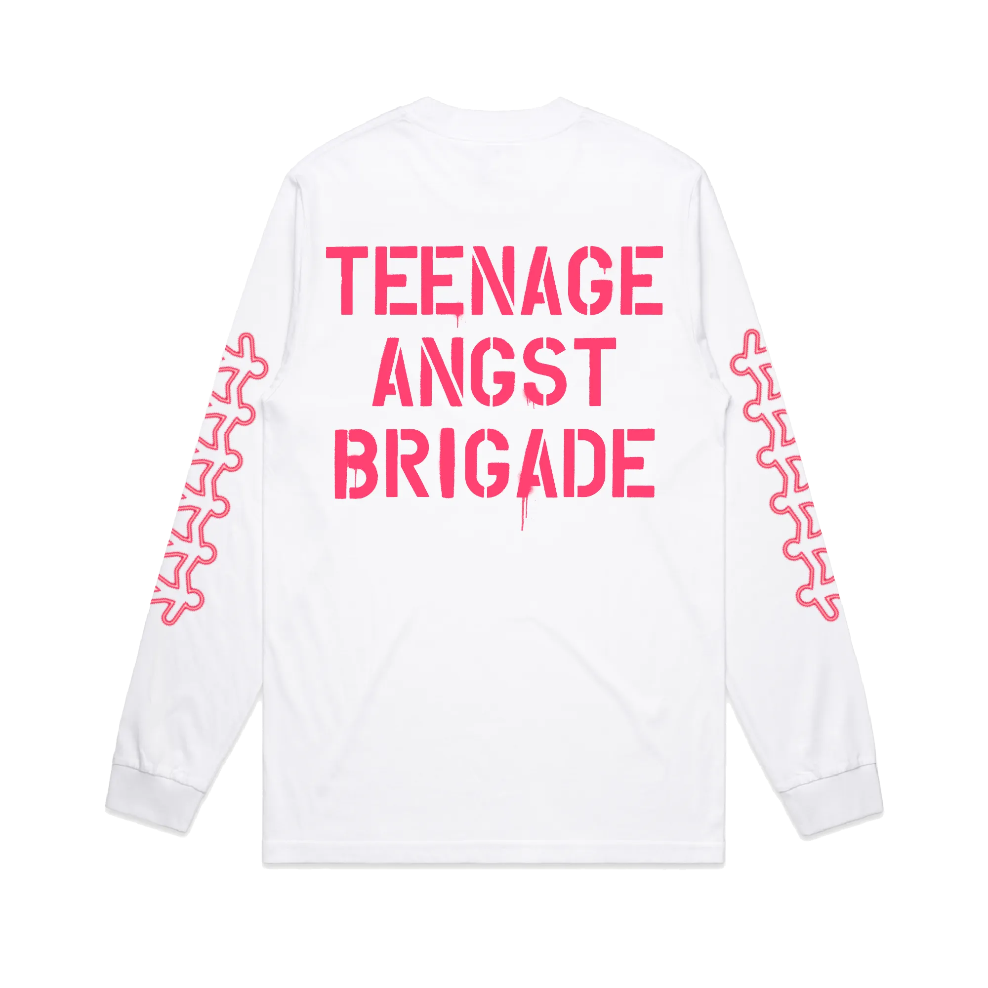 Teenage Angst Brigade / White Long Sleeve