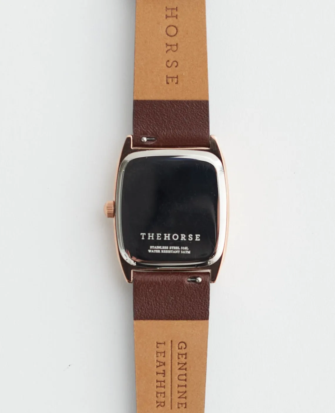 The Dress Watch: Rose Gold / White Dial / Coffee Leather