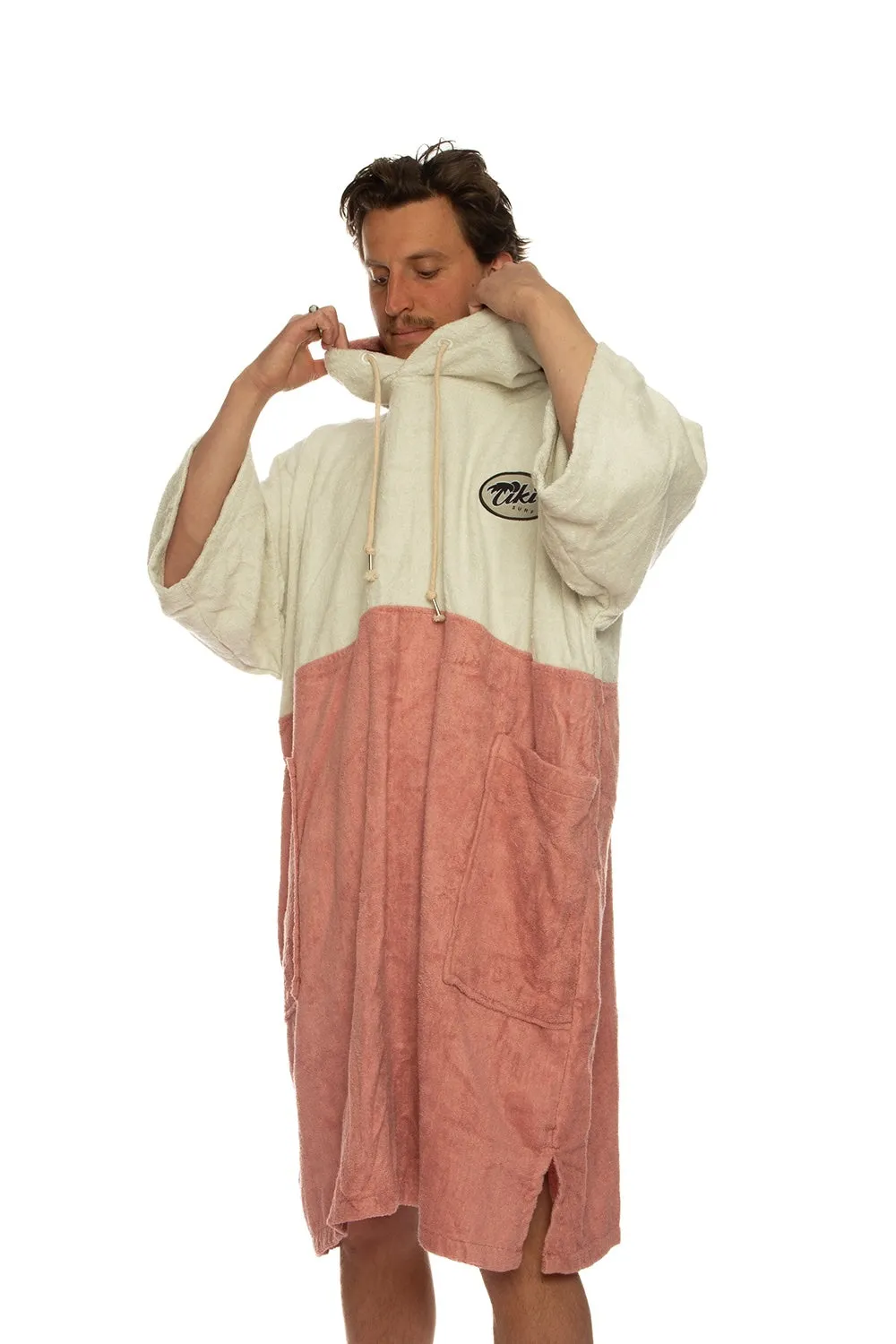 Tiki Surf Adults Cosy Towel Robe Evening Sand