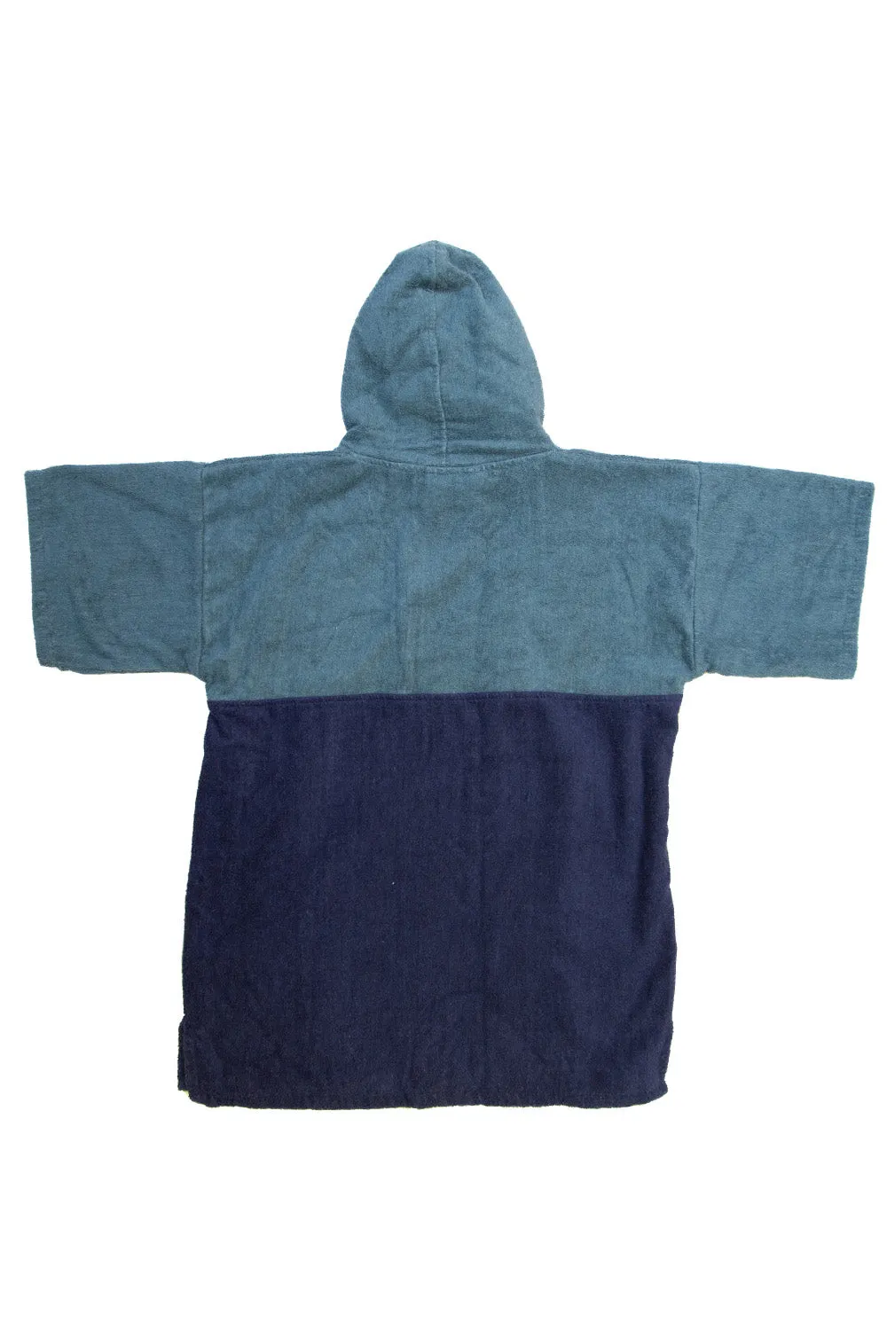 Tiki Surf Junior Cosy Towel Robe Deep Ocean Blue