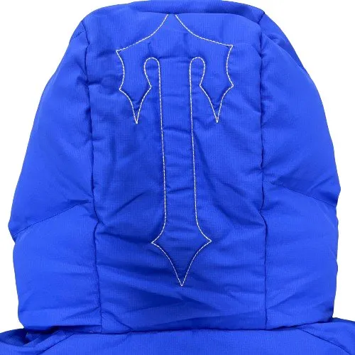 Trapstar Hooded Blue Puffer Jacket