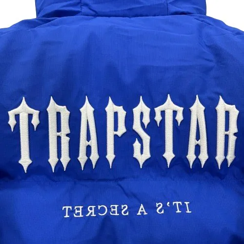 Trapstar Hooded Blue Puffer Jacket