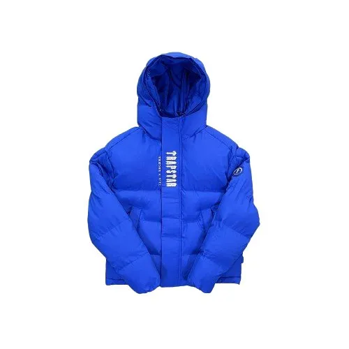 Trapstar Hooded Blue Puffer Jacket