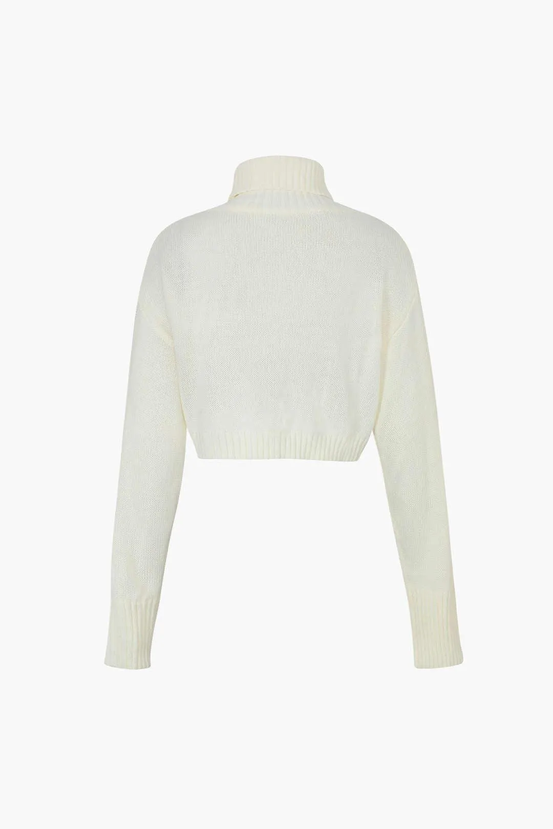 Turtleneck Cable Sweater