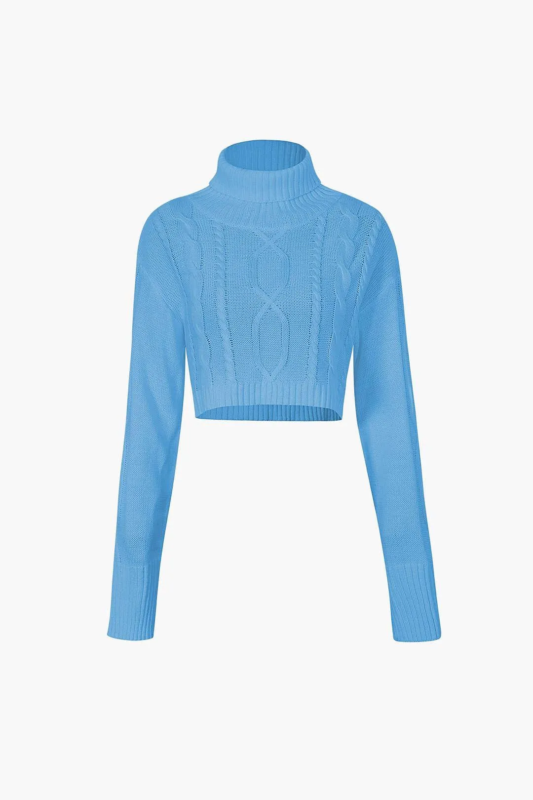 Turtleneck Cable Sweater