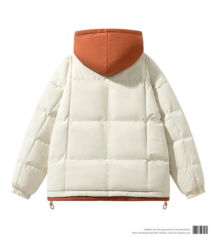 Two Tone Two Piece Unisex Puffer Jacket (3 colors)